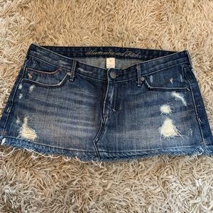 Abercrombie & Fitch Jean Skirt